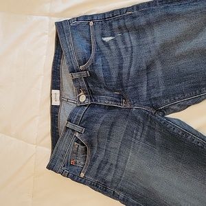 Hudson Krista Ankle Skinny Jeans w/raw hem size 8